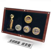 NBA总冠军戒指科比詹姆斯库里欧文乔丹球星生日礼盒套装