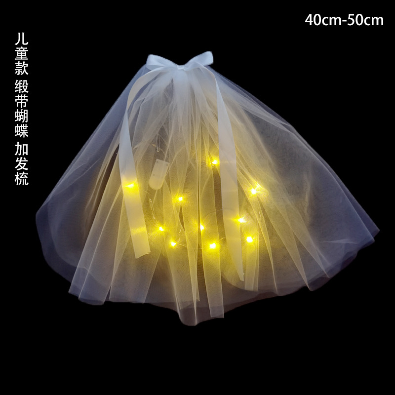 儿童款缎带蝴蝶结