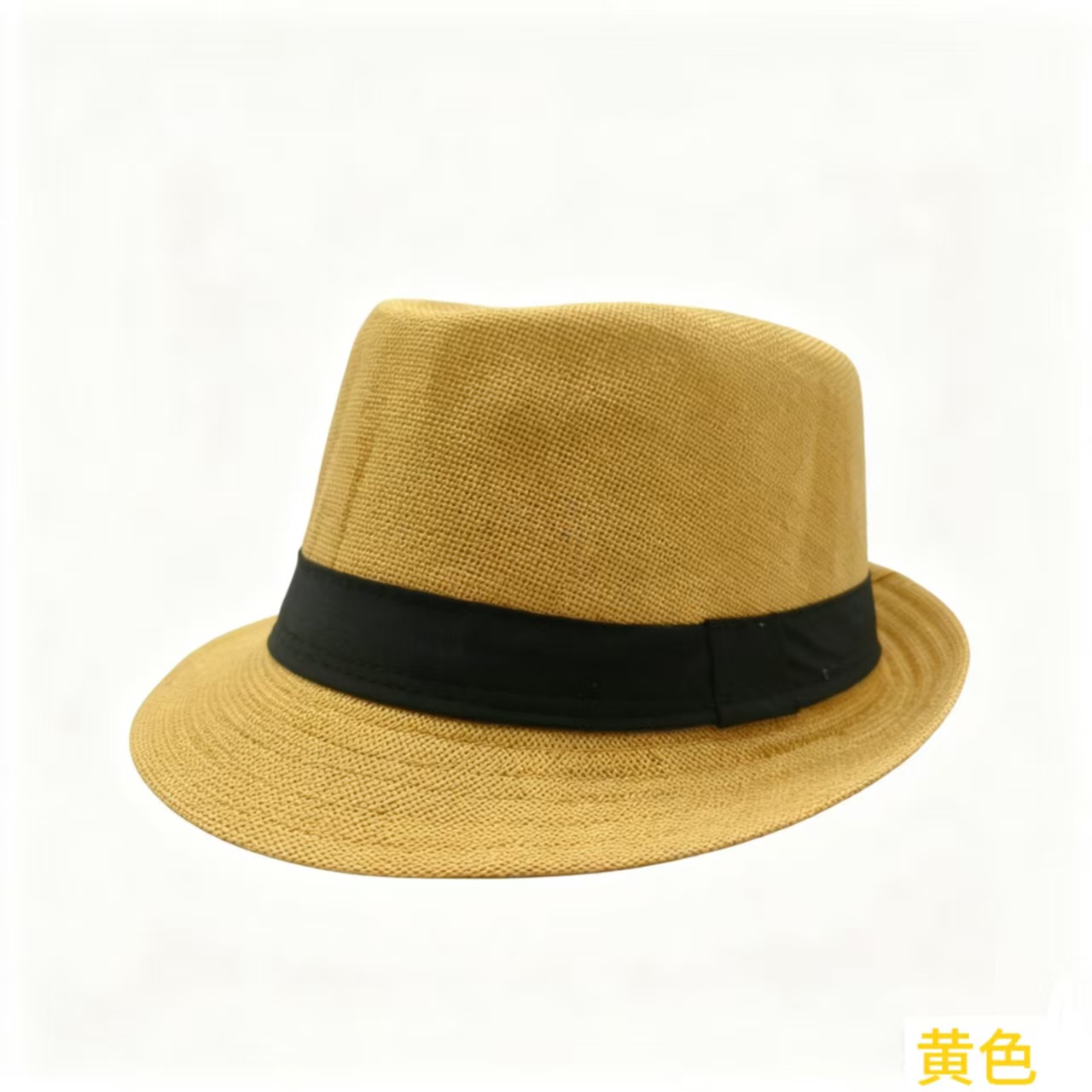 Sombrero Fedora para Hombre de Lino, Transpirable, Protección Solar y A Prueba de Viento, para Playa y Ocio