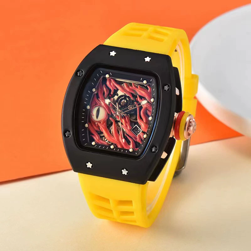 Mechanical glowing bike cassette, waterproof trend watch, universal quartz watches for men and women