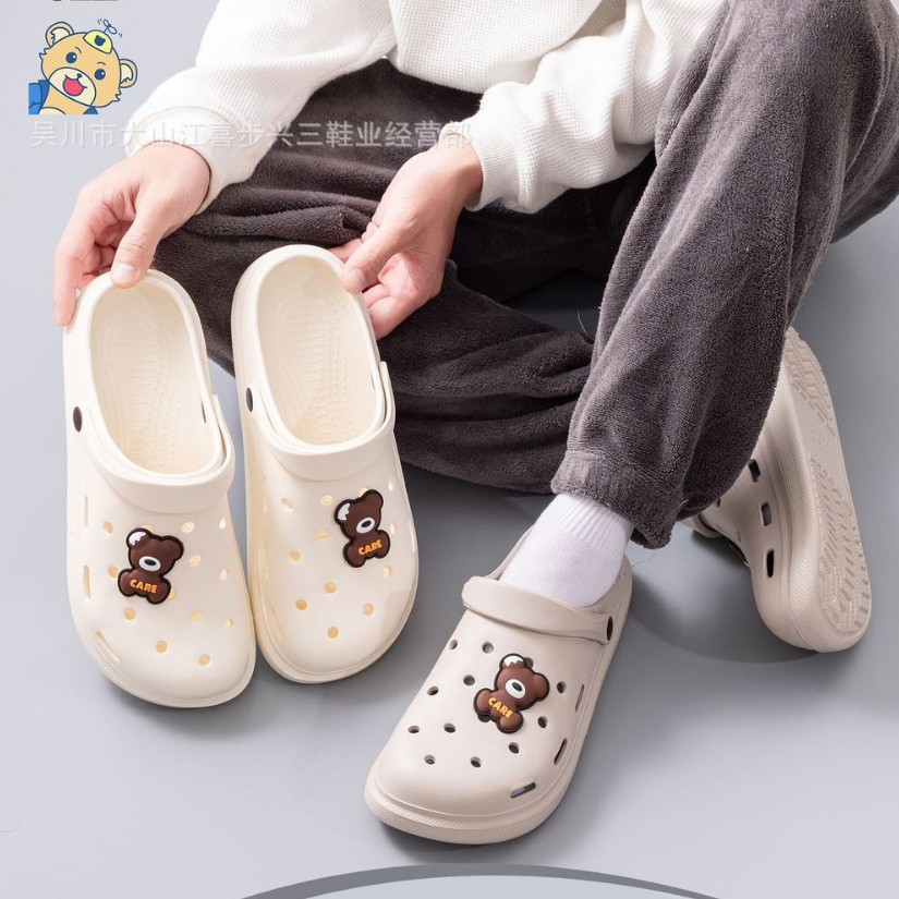 25 New Summer Eva Clogs for Women, Non-Slip and Wear-Resistant Toe-Toe Shoes, Soft Soles That Can Be Worn Outside, Men's Slippers Wholesale