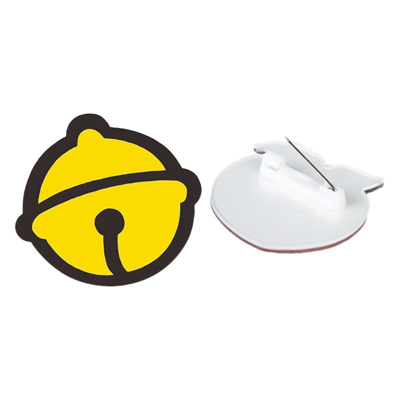 Japonés de dibujos animados acrílico broche lindo Doraemon dibujos animados insignia personalizada bolsa los niños colgante accesorios parche