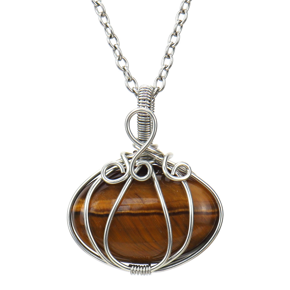 Simple Style Leaf Crystal Handmade Pendant Necklace 1 Piece