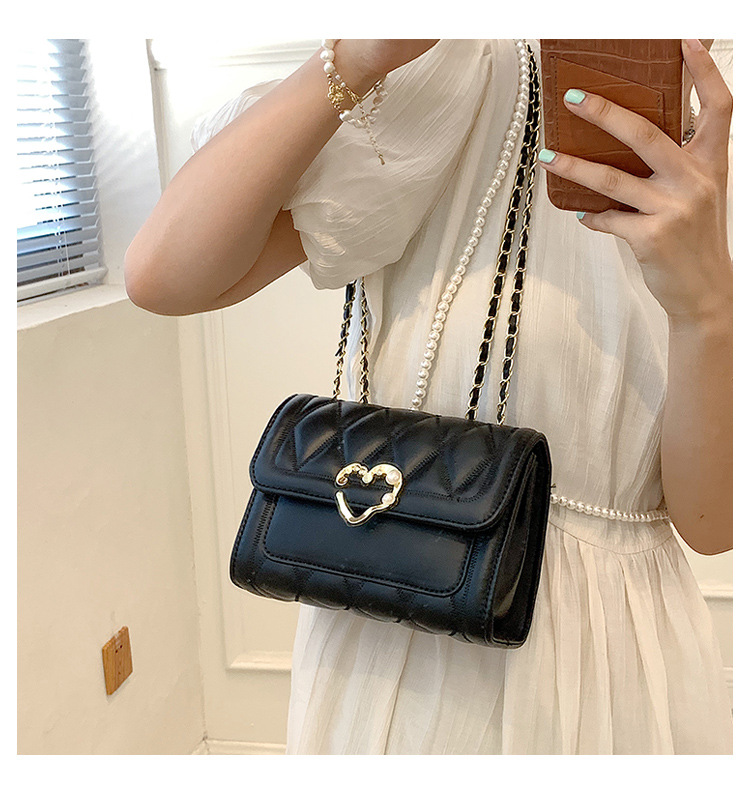 Wholesale Heart-shaped Buckle Messenger Shoulder Small Square Bag Nihaojewelry display picture 183