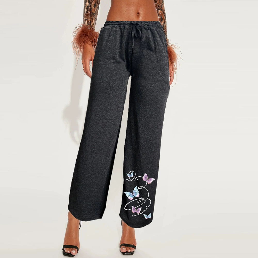 Трансграничные свободные брюки женские европейские и американские повседневные брюки пляжные брюки карманные брюки для йоги KZ01-K276