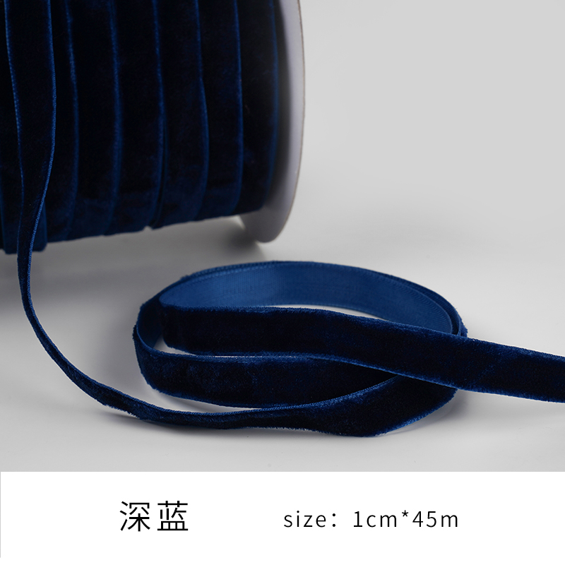 1cm cinta de flocado cinta de Navidad cinta de terciopelo unilateral cinta de terciopelo cinta de ropa accesorios cinta de tela de lana cinta de seda