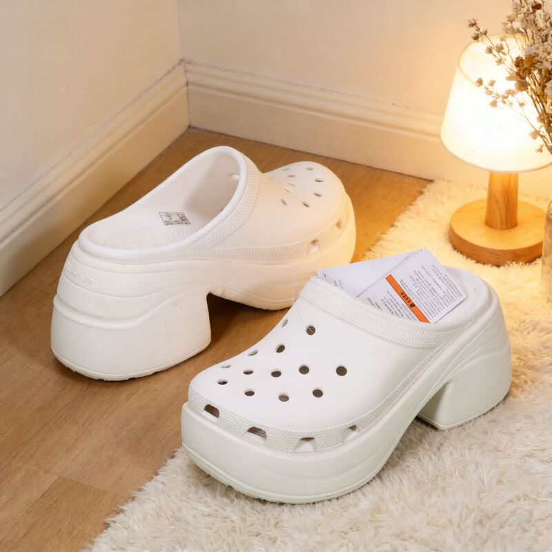 2026 New Summer Outdoor Clog-Style Shoes for Men and Women, High-Heeled Casual Shoes, Mermaid Shoes, Beach Shoes