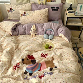 四件套;婚庆床品套件;夏凉被