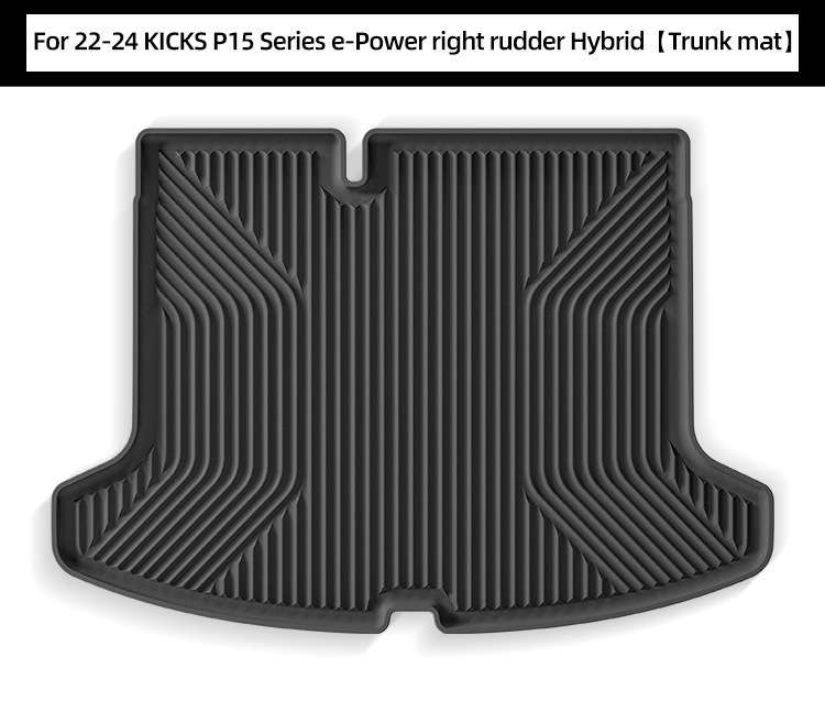 Floor Mats for Nissan Kicks P15 e-Power 2022-2024 TPE Trunk Mat