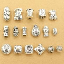 泰国清迈银藏银手工配件饰品珠 仿银DIY水晶手链做旧手串材料顶珠