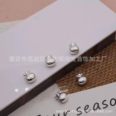 Zərgərlik ara hissələri Bag Horizontal Hole Bracelet Spacer