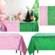 in stock Laser Fantasy Rainbow Aluminum Tablecloth Wedding Decoration Birthday Party Arrangement Supplies Disposable Tablecloth