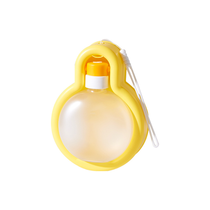 Mascotas que salen con la taza para perros y gatos, cordón portátil, hervidor plegable, bebedero de gran capacidad, tazón para perros, venta al por mayor transfronteriza