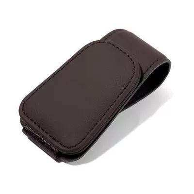 car sunglasses multi-function clip, Car Glasses Clip/Bill Clip - original-car-leather-pu-brown