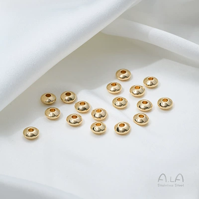 Zərgərlik ara hissələri, Beads, Flying Saucer Beads, Spacer