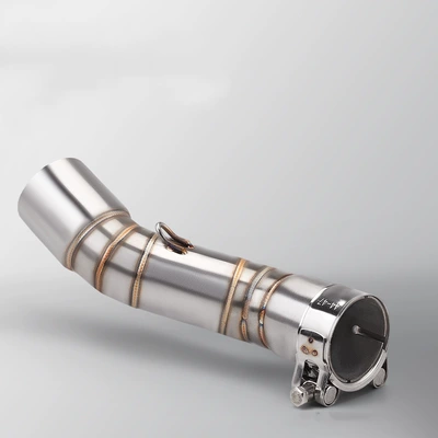 Suitable for Chuliu Xiang CLX700 stainless steel small and medium section exhaust pipe, 51mm motorcycle modification for specific vehicles (Exhaust pipe) - a