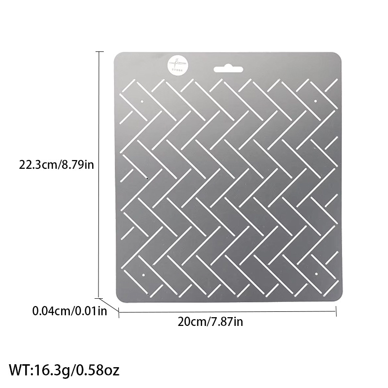 Línea presionando Plantilla de bordado plantilla patrón de ciruela bambú acolchado tablero de dibujo plantilla de bordado herramienta de patchwork