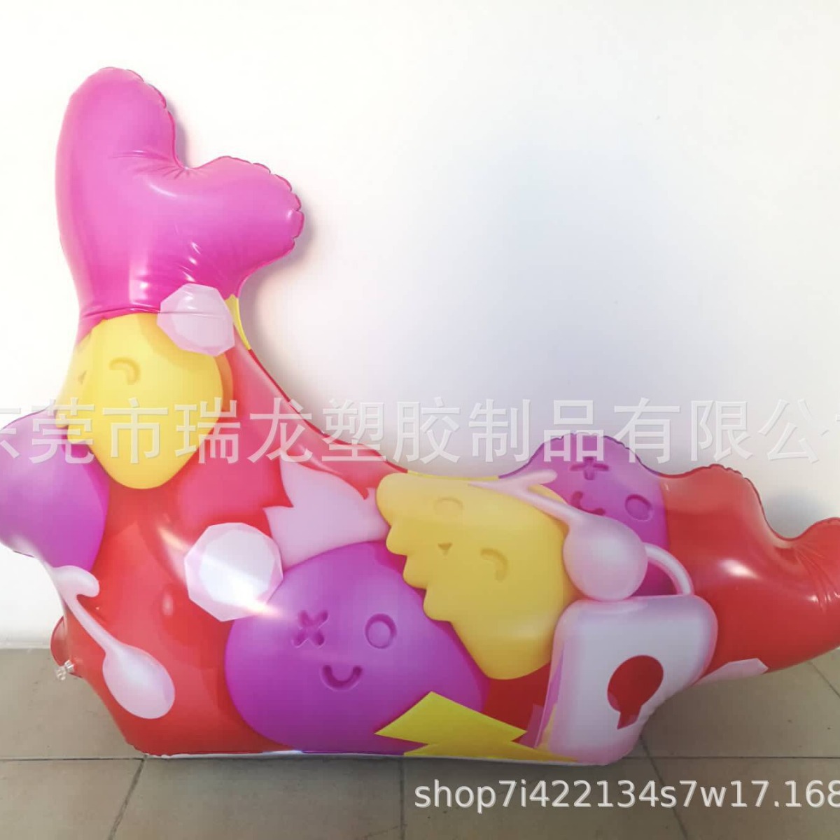 源头工厂做货2米爱心气球广告气球吹气爱心