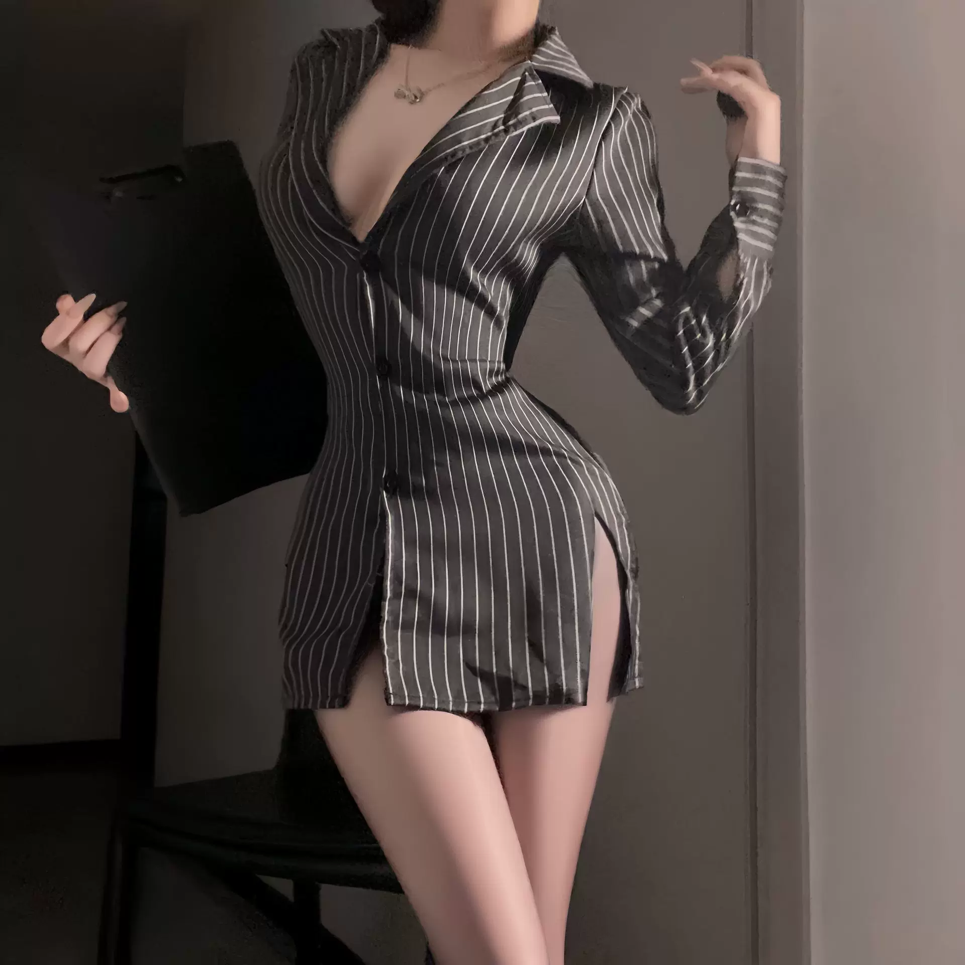 秘书性感情趣内衣诱惑2025新款制服激情床上羞耻套装小胸睡衣服女