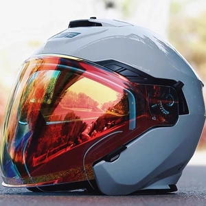 Motorcycle Helmet Half Helmet Dual Lens Sunscreen