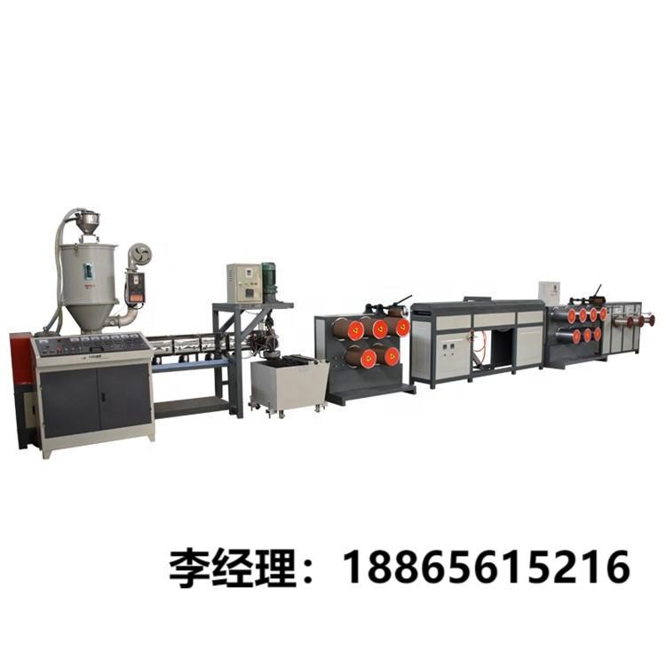 塑料拉丝机织网用圆丝单丝拉丝拔丝成型线机组