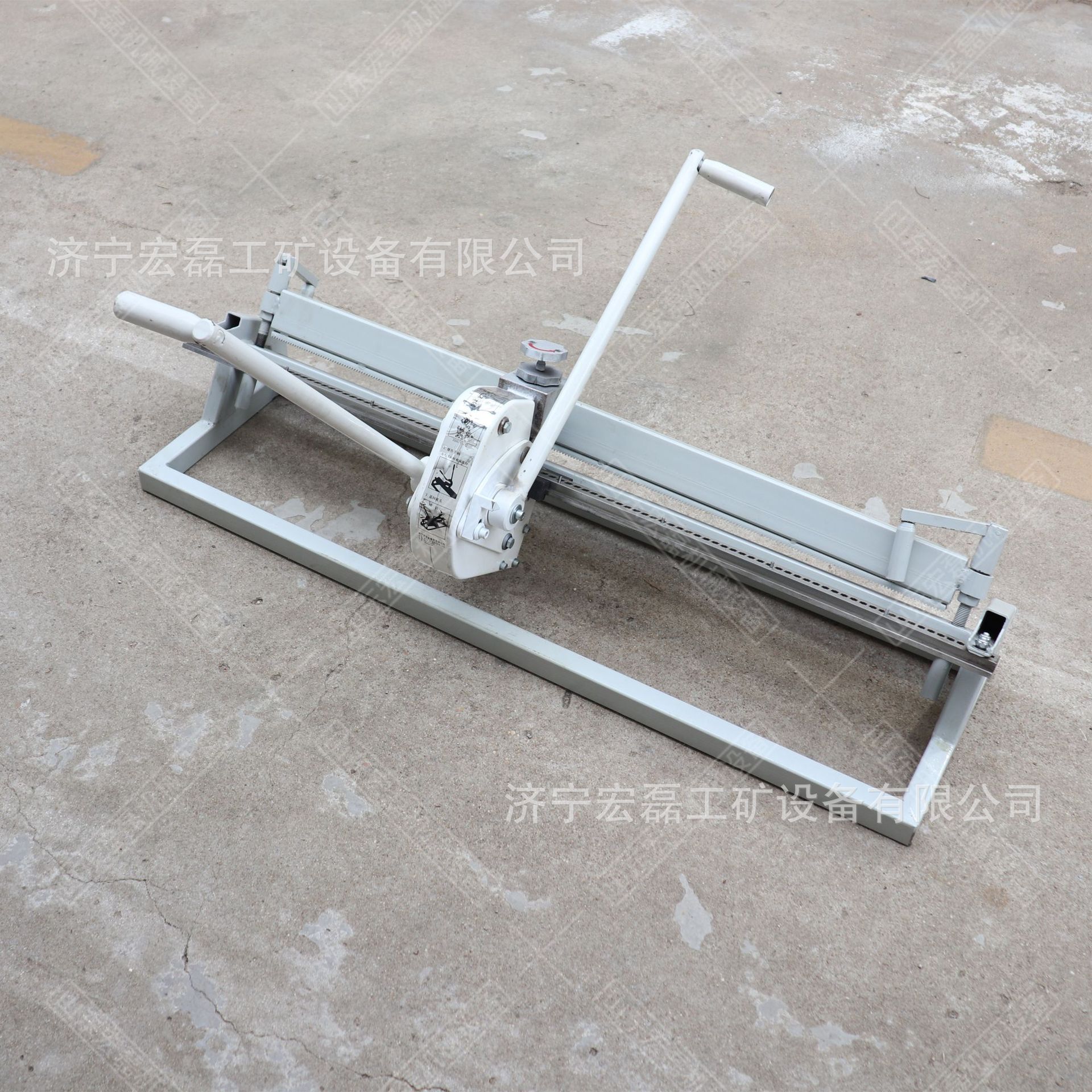 Máquina hidráulica de hebilla de cinturón KJ1000, equipo de hebilla de tracción manual, máquina de hebilla de cinturón transportador de minas