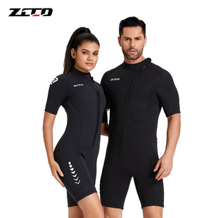 ZCCO new 3mm diving suit men's and women's short-sleeved shorts diving suit thickened warm cold-proof surfing suit jellyfish suit