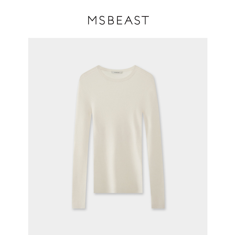 Women's Clothing Factory 2025 New Msbeast Yangzi Machine Washable Wool Thickeneded Seamless Knitted Bottoming Shirt for Women Women's Clothing Factory 2025 New Msbeast Yangzi Machine Washable Wool Thickeneded Seamless Knitted Bottoming Shirt for Women