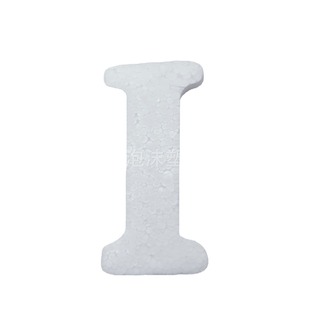 Styrofoam 10cm foam English letters DIY early education props can be flocked with gold powder