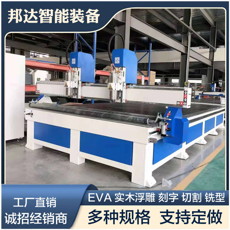 全自动雕刻机石膏板密度板胶合板蜂窝铝板PP板PE塑料板数控切割机