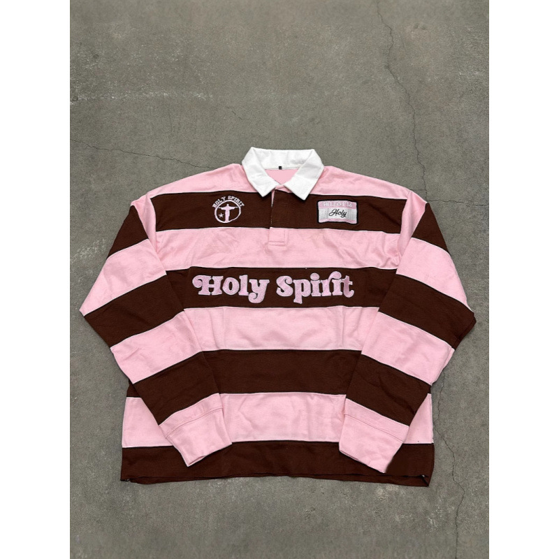 2025 Hot-Selling Amazon American Retro Street Style Letter Print Unisex Loose Sweatshirt Long Sleeve