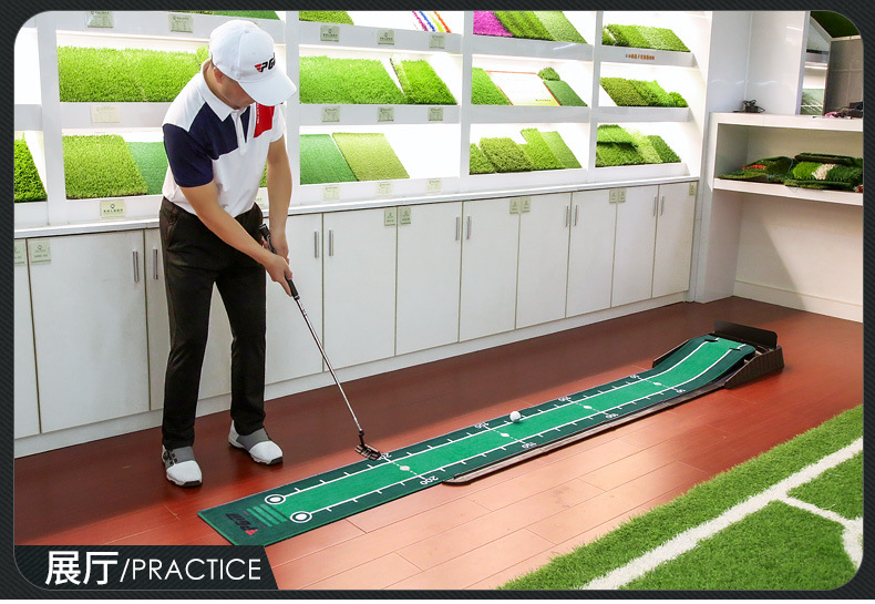 PGM TL019 Nhà máy cung cấp trực tiếp thiết bị luyện tập golf trong nhà nhung cao su đáy đặt thiết bị luyện tập chăn tập