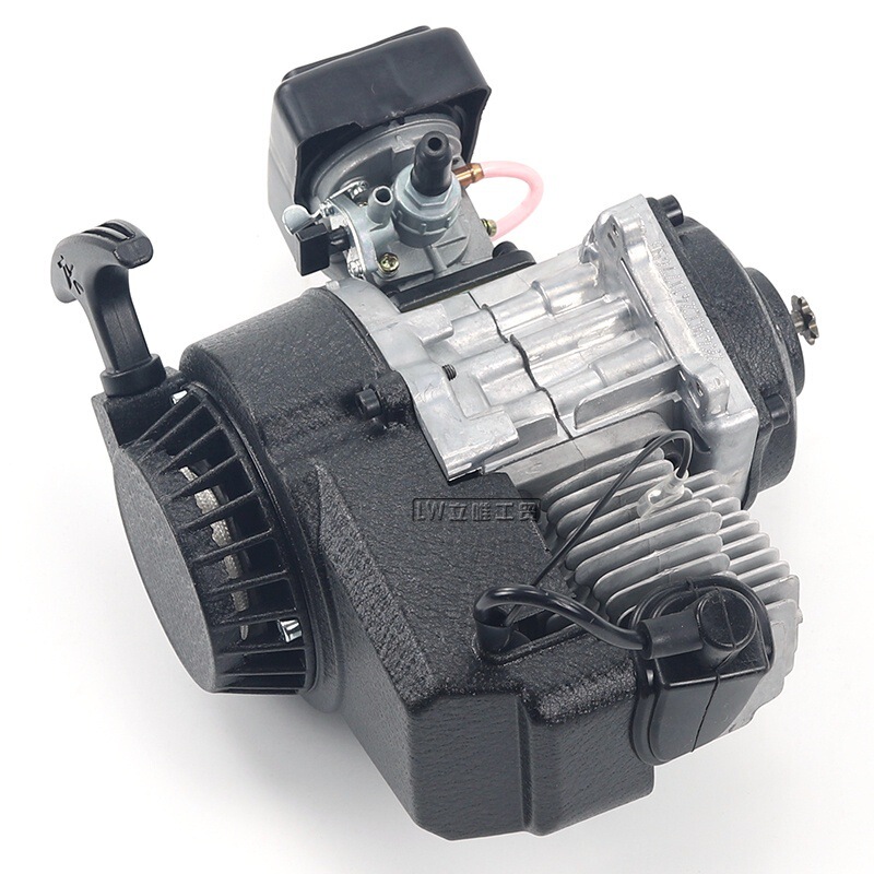 Mini Motorcycle Accessories 49Cc Small Sports Car Small Off-Road Motorcycle Hand-Pull Start Two-Stroke Gasoline Engine