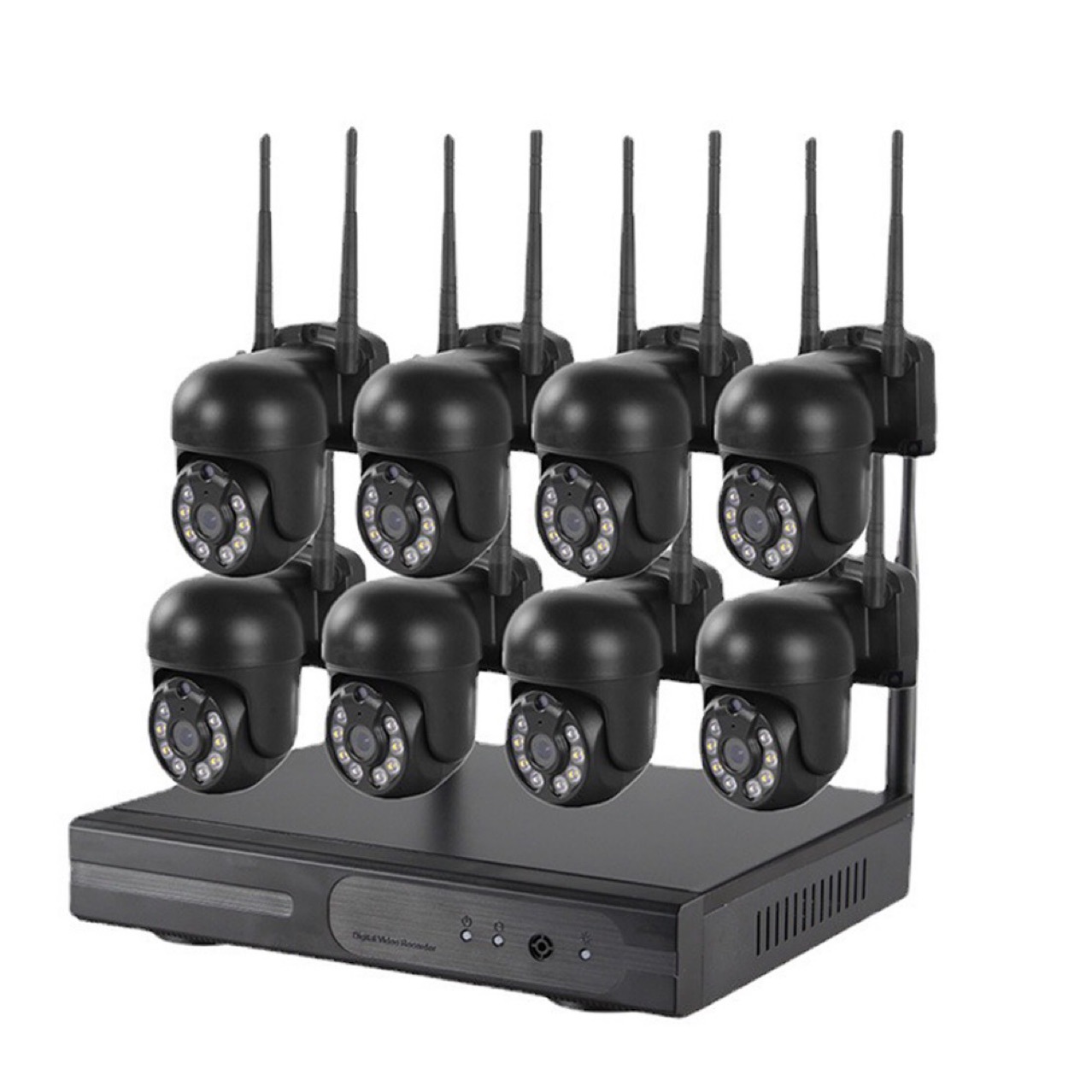 3 milyon kablosuz WiFi dome kamera izleme seti NVR monitör 4 yollu 8 yollu monitör dış mekan dome kamera