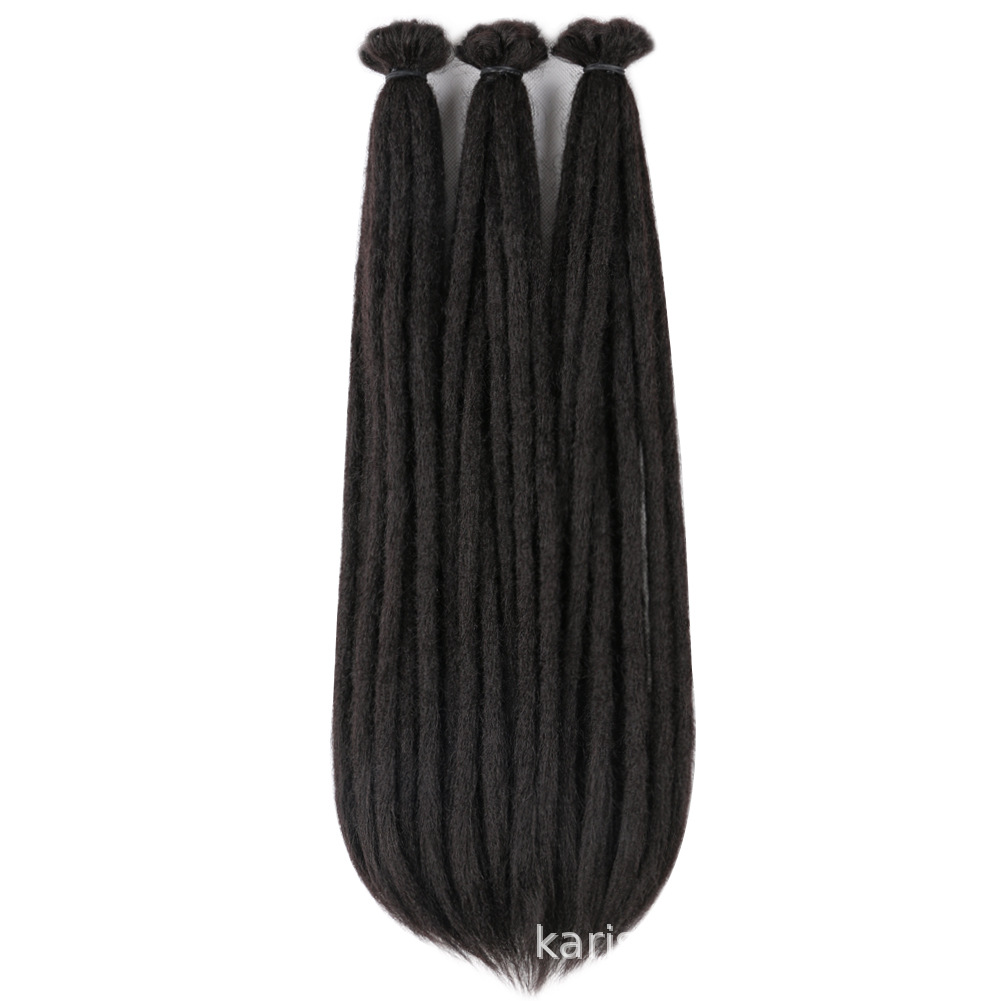 22 pulgadas trenzadas pelucas trenzadas africanas trenzadas dreadlock trenzas