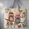 Cartoon shopping bag, capacious one-shoulder bag, Korean style