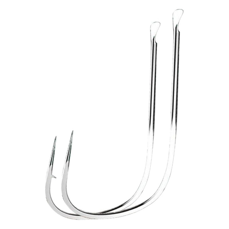 Flat hit white sleeve flat hit stingless fishhook explosive hook bionic string hook bulk fishhook fishing gear wholesale