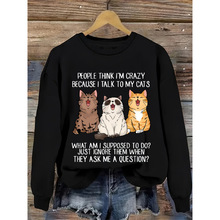 G 44290 Position Print Crew Neck Hoodie ��λӡ��Բ������