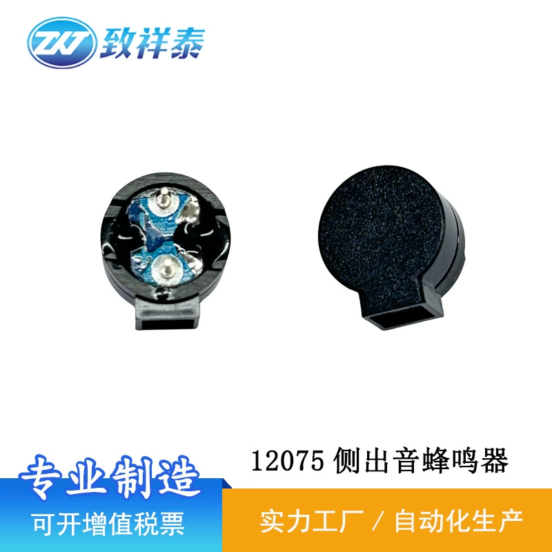 12075 боковой звуковой зуммер, пассивный электромагнитный зуммер переменного тока, 16 Ом, зуммер для машины для соевого молока, бытовой техники