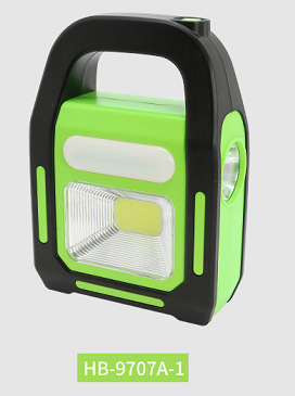 Luz portátil de emergencia multifuncional transfronteriza luz de campamento al aire libre solar USB carga luz de trabajo luz de carpa