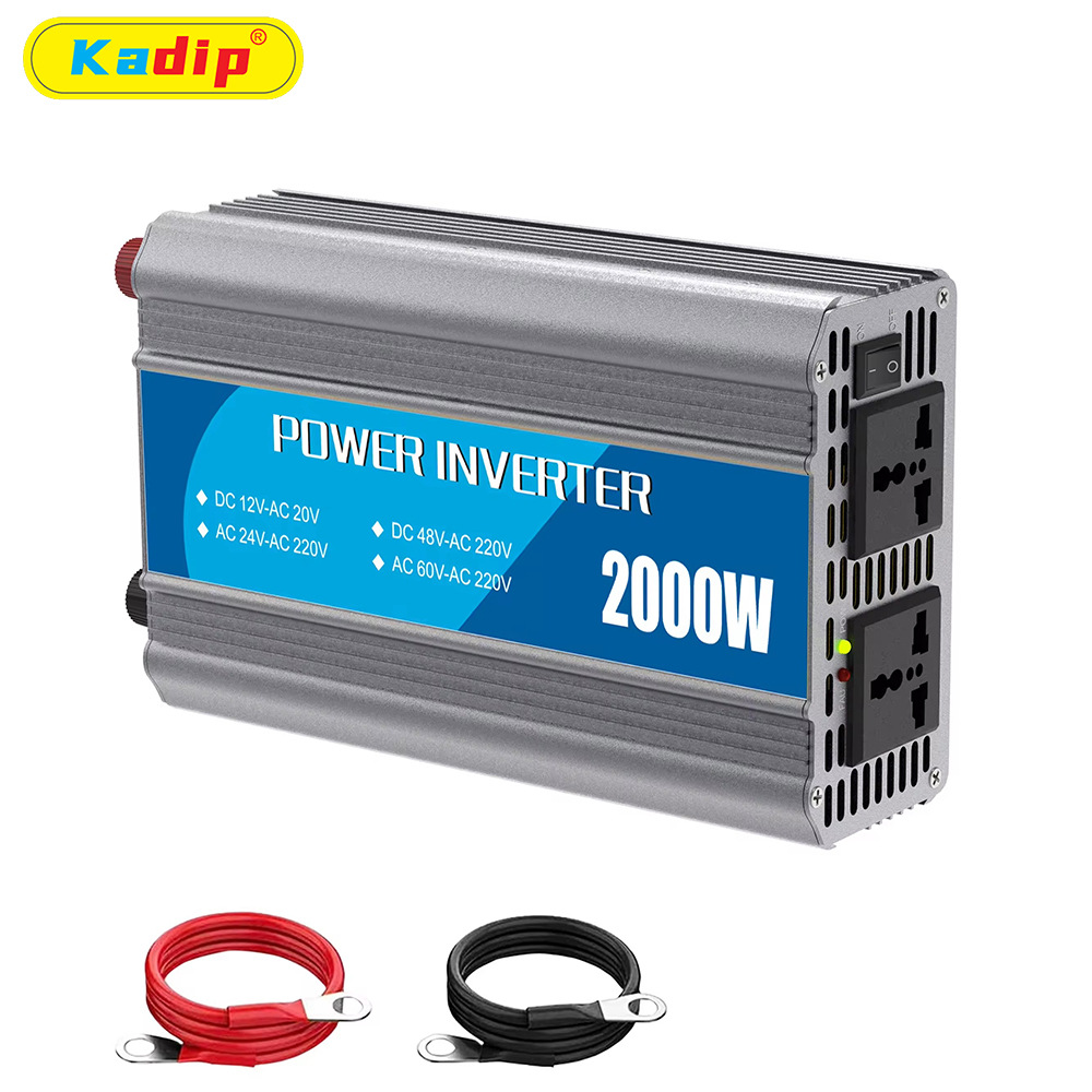 厂家直销 2000W修正弦波逆变器12v24v转110v220v电源转换器升压器