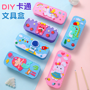 Customized Handmade Stationery Box DIY Early Education Family Interaction Training Felt Non-Woven Kidsren's Baby Essential Teaching Aids