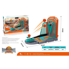 【跨境】儿童桌面篮球投篮机手指弹射桌游保龄球对战互动益智玩具