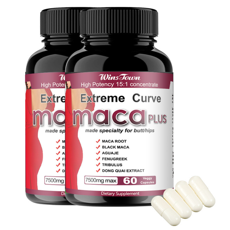 Cross-Border In-Stock Maca Plus Maca Big Butt Capsule Extreme Curve Capsule