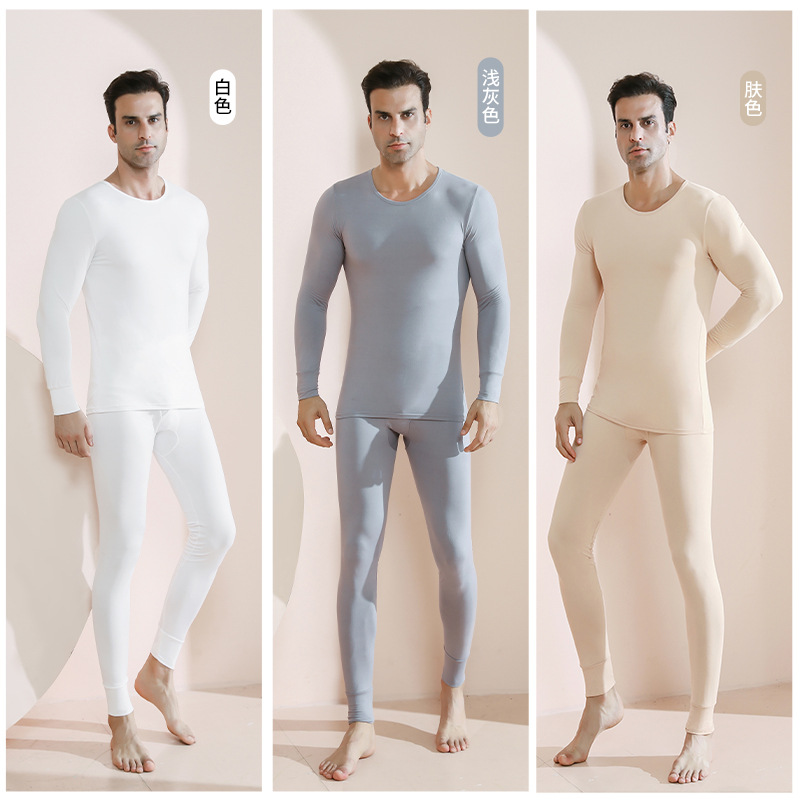 Otoño e Invierno nueva ropa de otoño pantalones largos traje de hombre delgado Comercio exterior Original orden ropa interior térmica hombres fábrica directa al por mayor