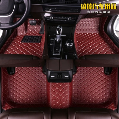 Supplied from the Source Manufacturer, One-Piece | Modelə uyğun ayaqaltı - five-seat-car-mat-wine-red-single-layer