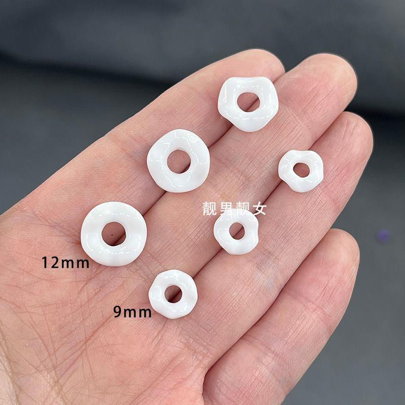 Ondas de laple falda anillo acrílico diy pulsera de cuentas hecha a mano cadena de accesorios accesorios