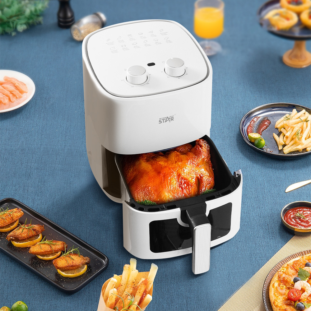 Winningstar crossbar exclusivamente para 5.5L pollo frito, papas fritas, tarta de huevo, barbacoa, máquina visual para el hogar, freidora de aire