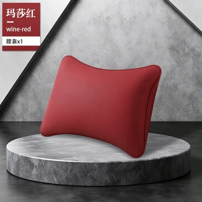 Headrest – Cushion - round-cloud-silk-waistrest-martha-red