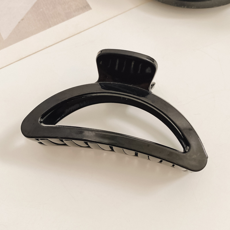 Accesorios para el cabello de Corea del Sur horquilla de acrílico de las mujeres de nuevo cuchara simple grande updo clip de pelo tocado